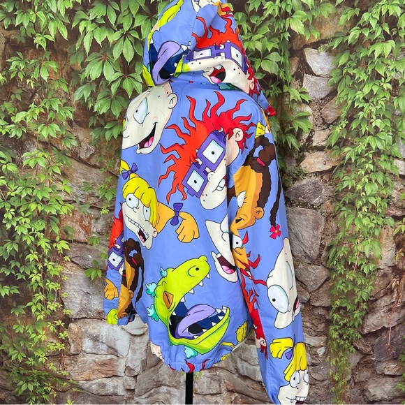 RARE MEMBERS ONLY X RUGRATS Hooded Windbreaker, M - Picture 11 of 16